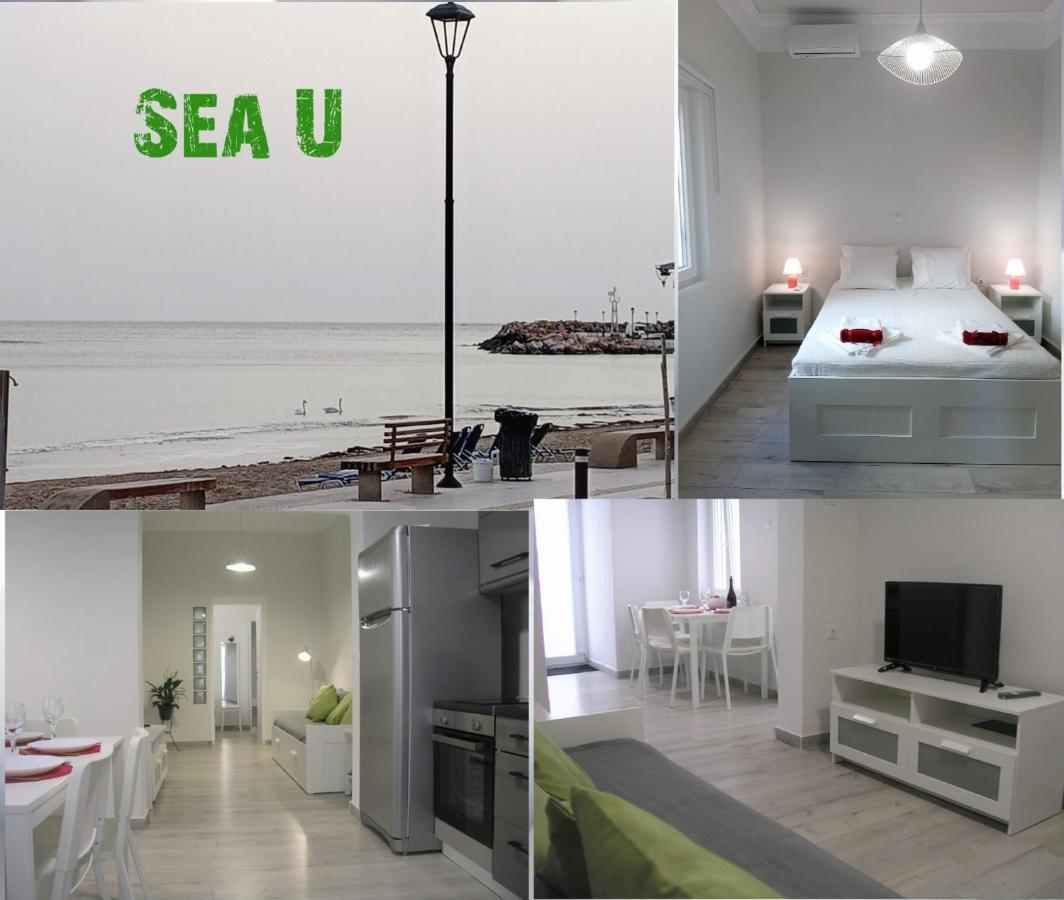 Sea U Apartman Hriszí Aktí Haniá Kültér fotó